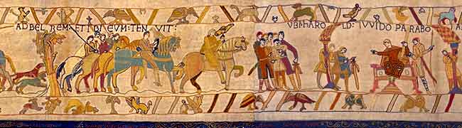 The Prisoner scene 1 - Bayeux Tapestry